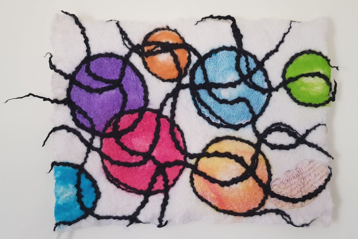 Wall-art: Neurographics - free your mind with textile art