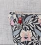 Make up bag, zipped pouch, cosmetic bag, Liberty fabric - Image 8