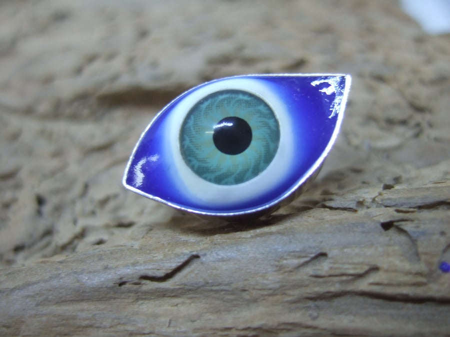 Large Eye Lapel Pin No. 6