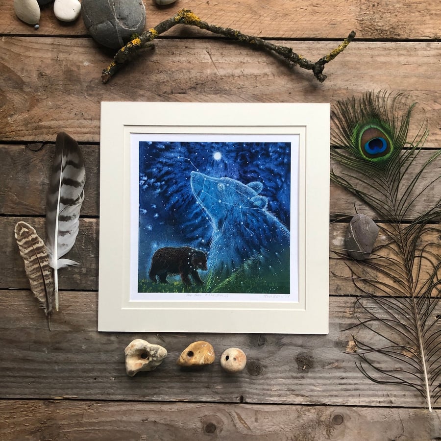 The Bear in the Stars. Signed Limited Edition of 100 by Hannah Willow