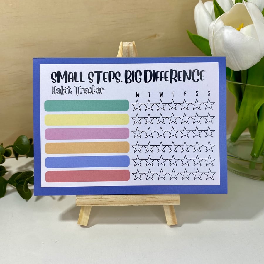 Habit Tracker A6 Notepad