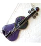 Violin Suncatcher Stained Glass Purple Music Musical Instrument  - Image 5