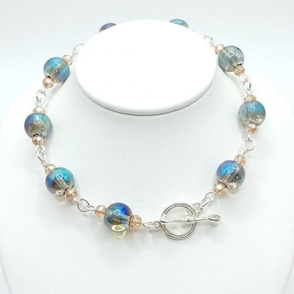 Glass & Crystal Bracelet