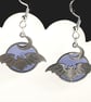 Gothic Bat Earrings 