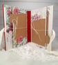 Handmade Christmas Scrapbook Album. Red Velvet Photo Album.  - Image 4
