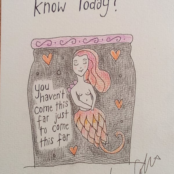 Small Prophets inspired original drawing 