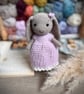 Digital PDF pattern Cottage Style Rabbit Amigurumi Crochet Pattern, Woodland Toy