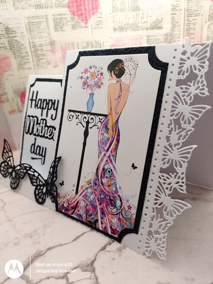 Mothers day card - dimensional and stylish