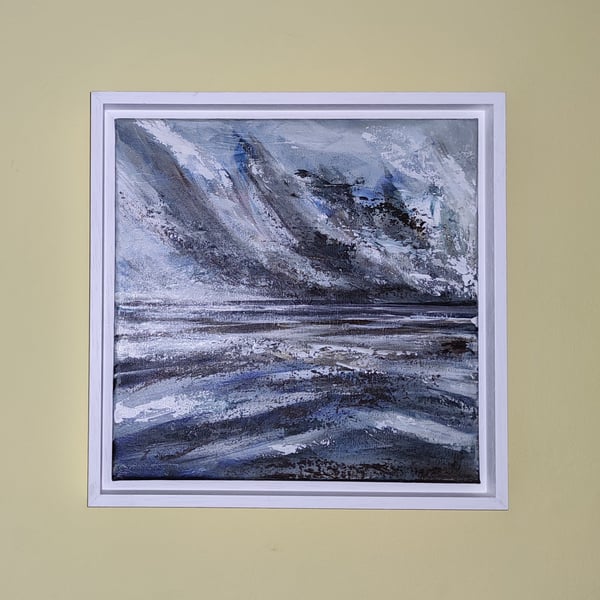 Textured Waters, Play of light abstract seascape
