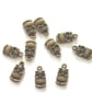 50 x Bronze Tone Owl Charms - Image 1
