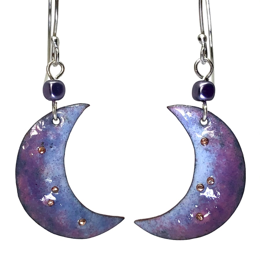 Crescent moon earrings