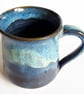 Blue Mug - Hand Thrown Stoneware Ceramic Mug - Image 5