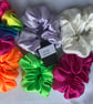Large Silky satin luxury fabric scrunchies, Large scrunchie, Satin fabric  - Image 4