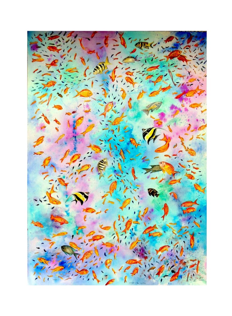  Tropical Fish Original Watercolour  Painting 