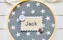 Personalised Star Name Hoops