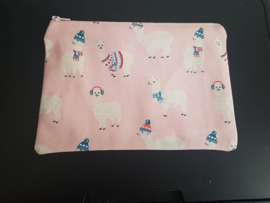 Cath Kidston Llama fabric pouch wallet purse