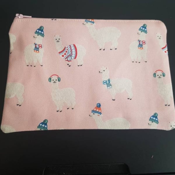 Cath Kidston Llama fabric pouch wallet purse