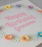 Happy birthday grandma, birthday card - handmade, quilled, paper quilling - Image 2
