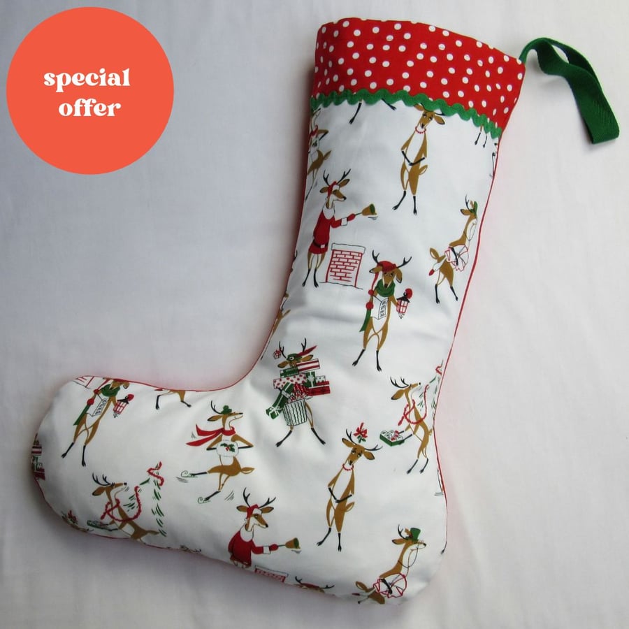 Seconds Sunday - Christmas Stocking - Reindeer Shopping 