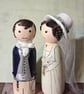 Pride and Prejudice wedding peg doll set.  - Image 5