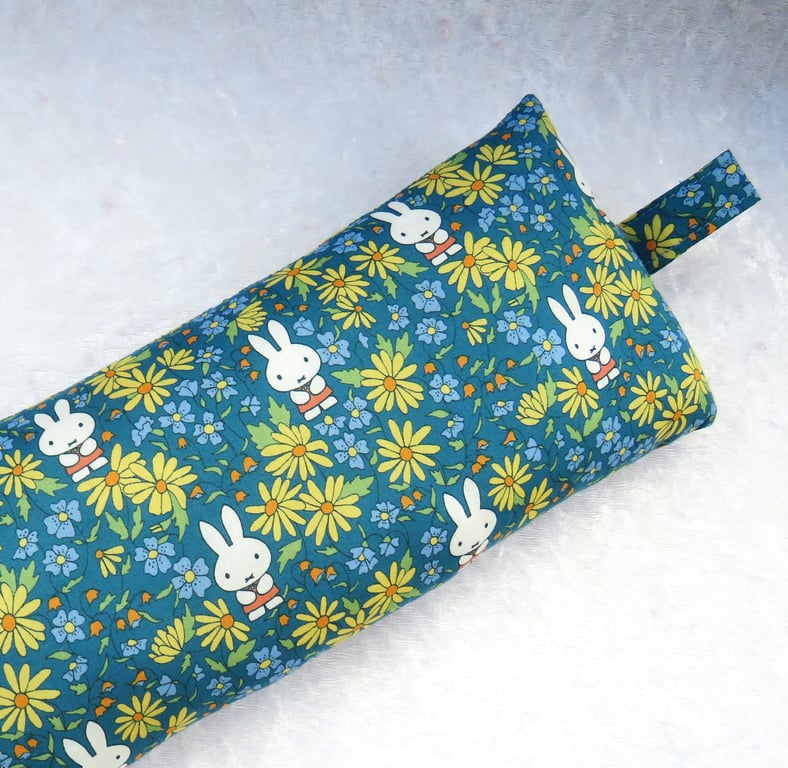 Keyboard wrist rest, made Liberty Tana Lawn, Prairie Day