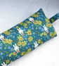 Keyboard wrist rest, made Liberty Tana Lawn, Prairie Day