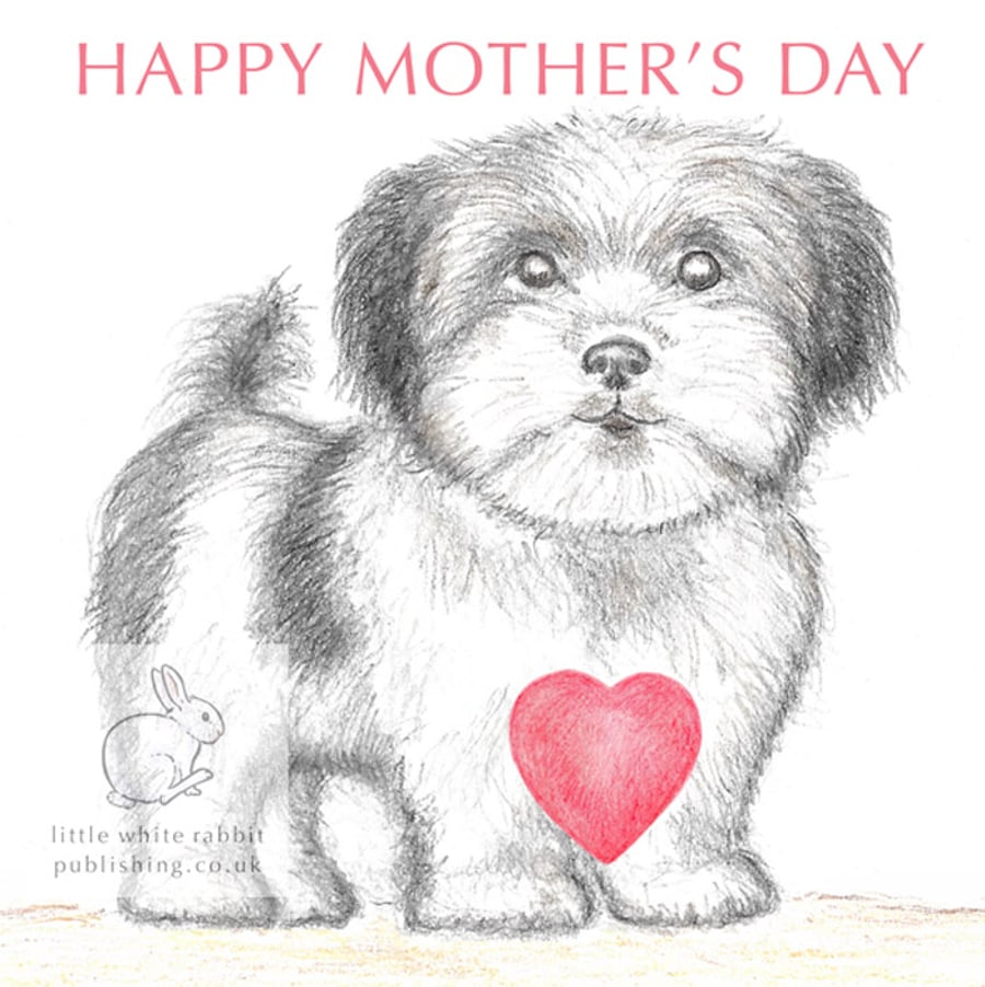 Dylan the Little Dog - Mother's Day Card