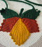 Crochet maple leaf bag. Fall season crochet maple leaf bag. - Image 2