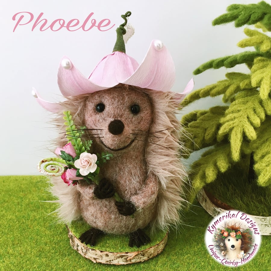 Needle Felt Hedgehog - Phoebe