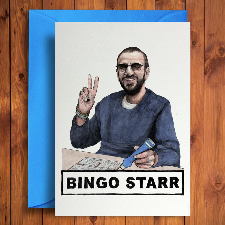 Bingo Starr - Funny Birthday Card