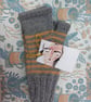 Hand knitted fingerless mitts  - Image 4