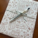 Bookish Coquette Wrapping paper sheet