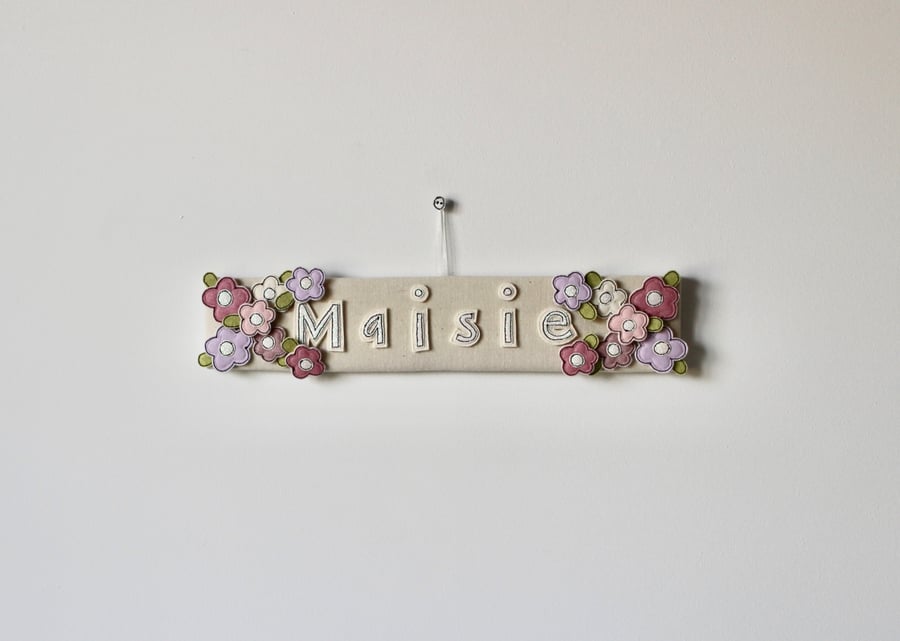 Special Order for Ailsa - 'A Wall Plaque for Maisie'