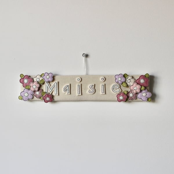 Special Order for Ailsa - 'A Wall Plaque for Maisie'