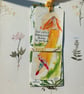 Hand drawn bookmark ' spring blossom'' - Image 6