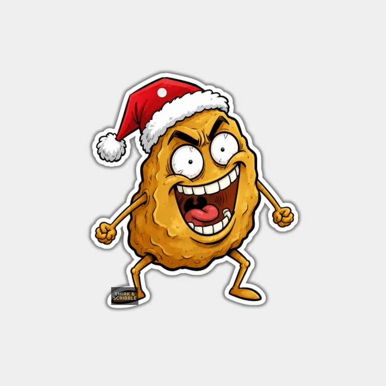 Unique Funny Christmas Gift Tags For Adults, 6pk - Cheeky Silly Potato