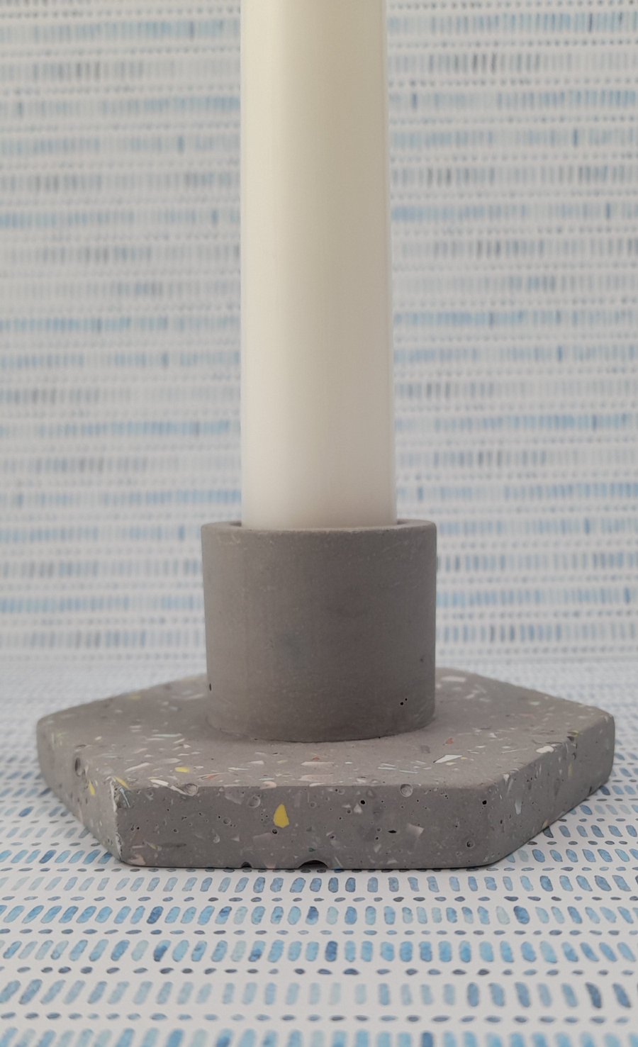 Hexagonal candle stick holder