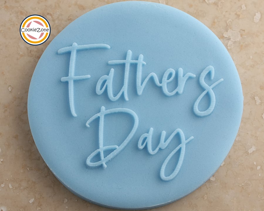 Fathers Day Debossing Fondant Stamp
