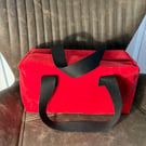 Small  Red Make-up Bag
