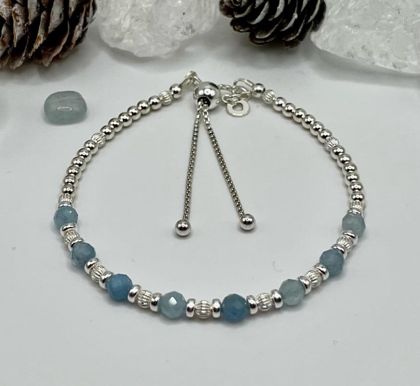 March Birthstone Bracelet 