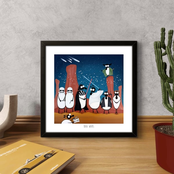 Baa Wars - 10" print