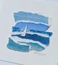 Turn the Tide - Original miniature collage. Unmounted  - Image 6