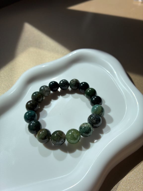 Natural Moss Agate Bracelet