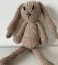 Light Brown Crochet bunny - Image 3