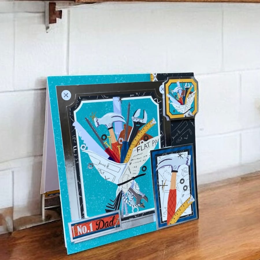 Birthday Card for a DIY Dad. DIY Dad