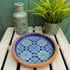 Moroccan Garden Mosaic Bird Bath