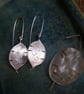 Silver Honesty Seed Pod Handmade Earrings - Image 7