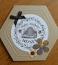 Hexagonal Bee Birthday Card - Happy Birthday Honey - Image 3