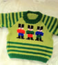 Soldier Patterned Jumper for Babies and Children to 7, Birthday Gift, Baby Gift  - Image 5