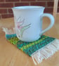 Set of 4 Coasters, Handmade Crochet Mug Rugs, Eco Gift for Coffee & Tea Lovers - Image 1